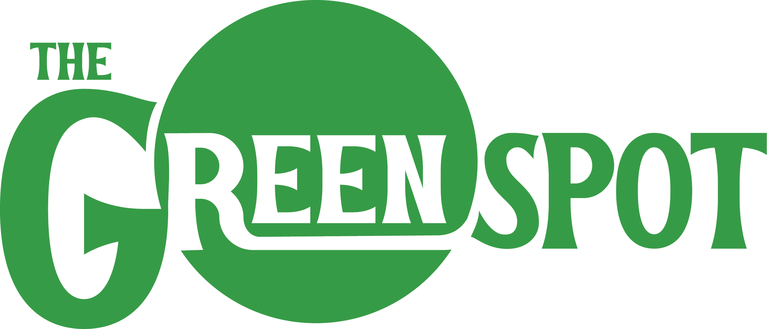 The Green Spot logo with green circle